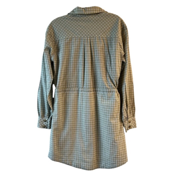 Veronica Beard Elyse Plaid Button-Up cotton Shirt Dress - Picture 6 of 10